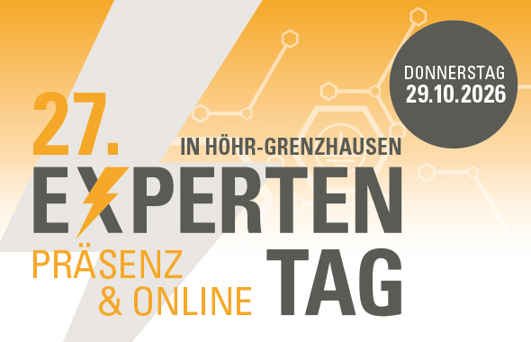 27. MEBEDO Expertentag Elektrotechnik am 29.10.2026